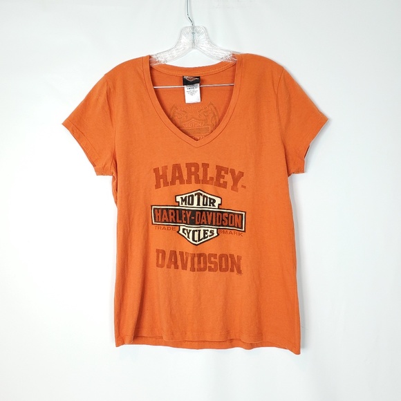 Womens orange graphic tee Clearance